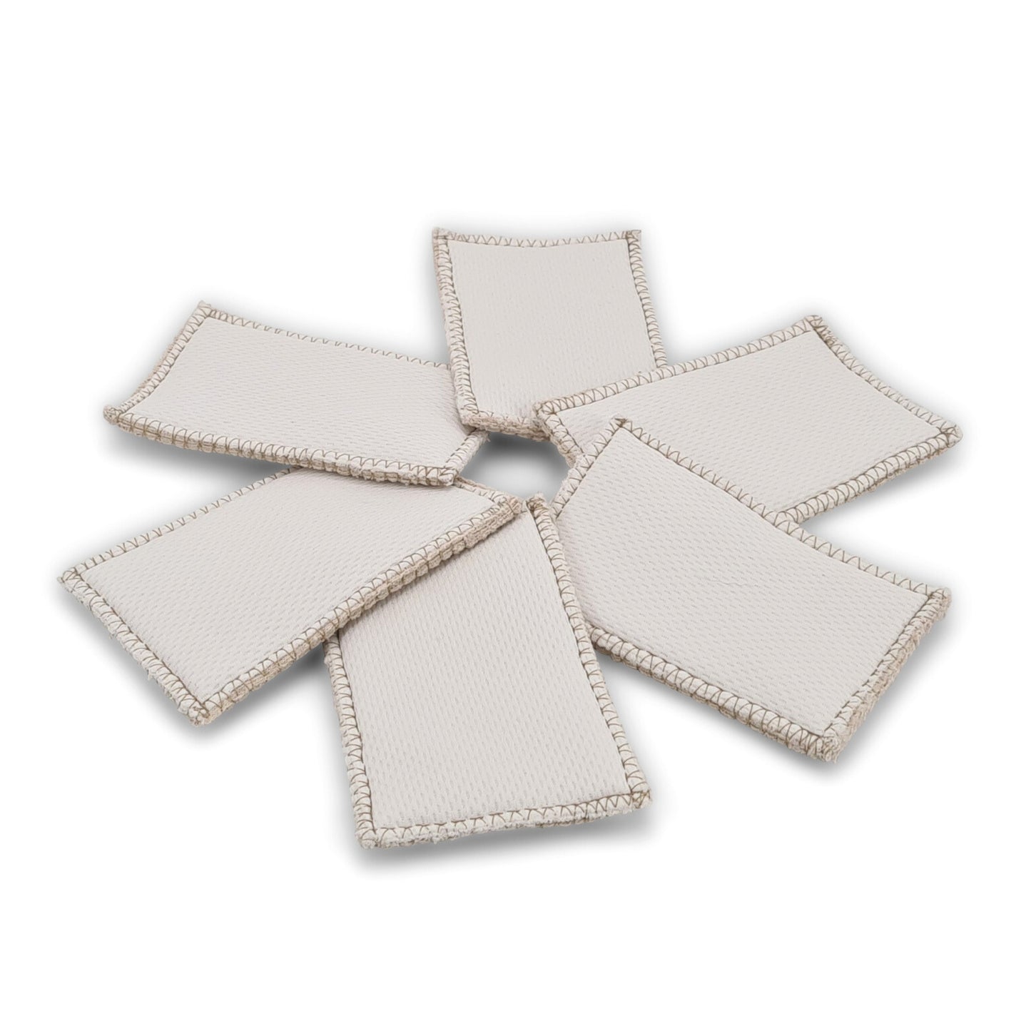 Set aus 6 Saugeinlagen für die Inkontinenzhose für Hunde.